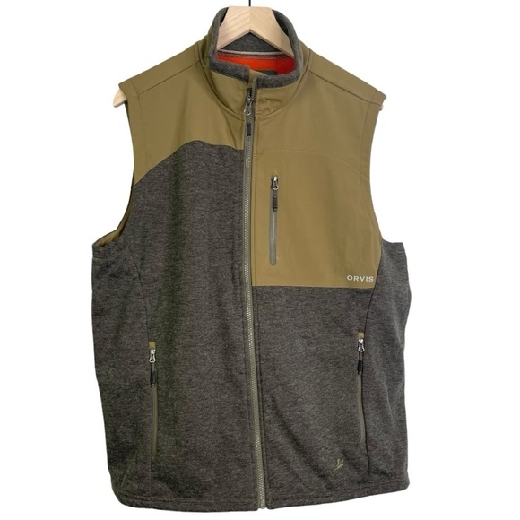 Orvis Men’s Performance Wool Zip Up Vest - Picture 1 of 3